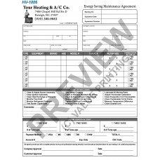HV-1006 HVAC Maintenance Agreement